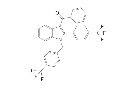Phenyl(1-(4-(trifluoromethyl)benzyl)-2-(4-(trifluoromethyl)phenyl)-1H-indol-3-yl) methanone