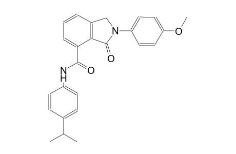 N-(4-isopropylphenyl)-2-(4-methoxyphenyl)-3-oxo-4-isoindolinecarboxamide
