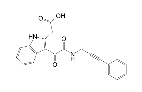 3-[[N-(Phenylpropargyl)amino]glyoxylyl]indole-2-acetic Acid