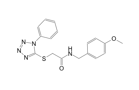 N-(4-methoxybenzyl)-2-[(1-phenyl-1H-tetraazol-5-yl)sulfanyl]acetamide