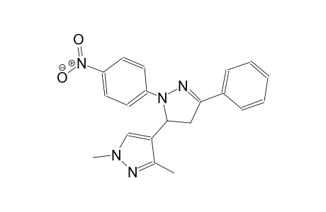 1',3'-dimethyl-2-(4-nitrophenyl)-5-phenyl-3,4-dihydro-1'H,2H-3,4'-bipyrazole