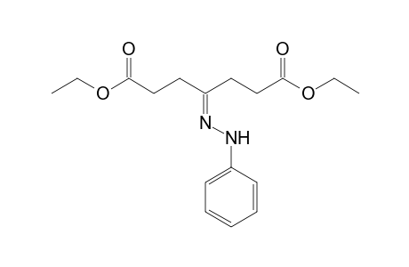 4-(Phenylhydrazinylidene)heptanedioic acid diethyl ester