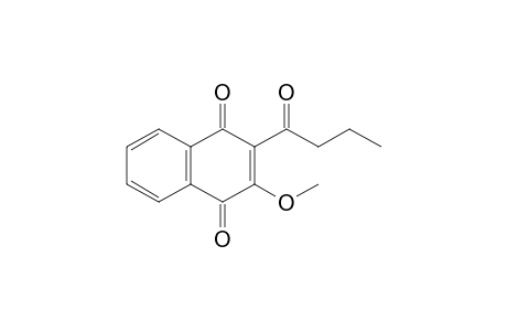 2-Butyryl-3-methoxy-1,4-naphthoquinone