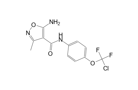 5-Amino-N-[4-[chloro(difluoro)methoxy]phenyl]-3-methyl-1,2-oxazole-4-carboxamide