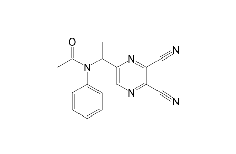 5-[1-(N-Acetylanilino)ethyl]pyrazine-2,3-dicarbonitrile
