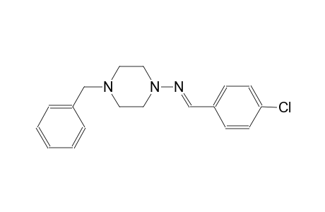 4-benzyl-N-[(E)-(4-chlorophenyl)methylidene]-1-piperazinamine