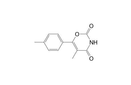 2H-1,3-Oxazine-2,4(3H)-dione, 5-methyl-6-(4-methylphenyl)-
