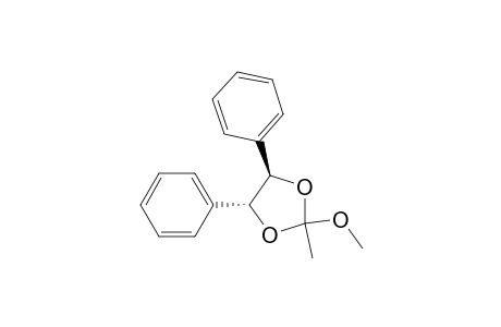 trans-4,5-Diphenyl-2-methoxy-2-methyl-1,3-dioxolane