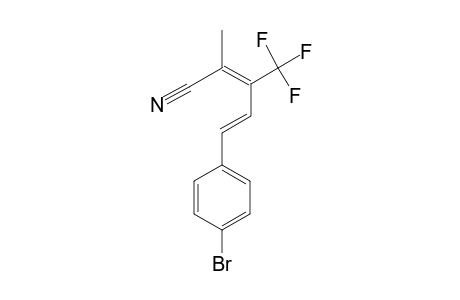 5-(4-BROMOPHENYL)-2-METHYL-3-(TRIFLUOROMETHYL)-PENTA-2Z,4E-DIENENITRILE