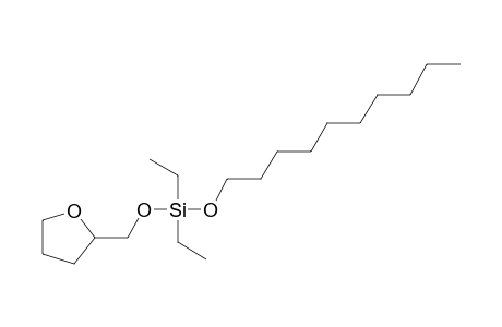 Silane, diethyldecyloxytetrahydrofurfuryloxy-