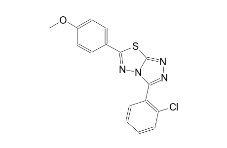 3-(2-chlorophenyl)-6-(4-methoxyphenyl)[1,2,4]triazolo[3,4-b][1,3,4]thiadiazole