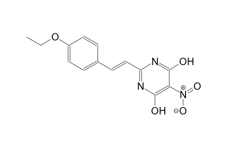 2-[(E)-2-(4-ethoxyphenyl)ethenyl]-5-nitro-4,6-pyrimidinediol