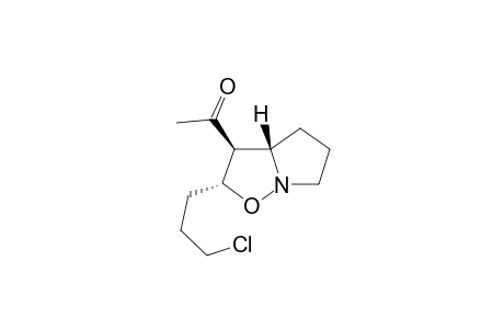 1-[(2R,3S,3aS)-2-(3-chloranylpropyl)-2,3,3a,4,5,6-hexahydropyrrolo[1,2-b][1,2]oxazol-3-yl]ethanone