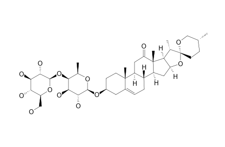 KINGIANOSIDE-B;GENTROGENIN-3-O-BETA-D-GLUCOPYRANOSYL-(1->4)-BETA-D-FUCOPYRANOSIDE