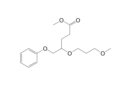 Methyl 4-(3-methoxypropoxy)-5-phenoxypentanoate