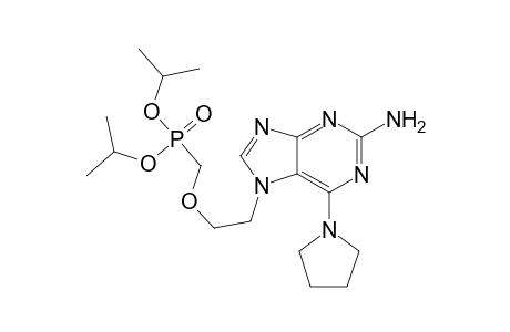 Diisopropyl{2-[2-amino-6-(pyrrolidino)-7H-purine-7-yl]ethoxy}methylphosphonate