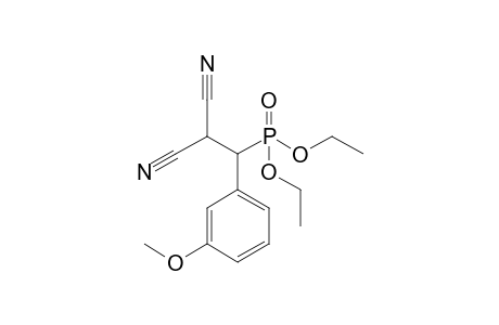Diethyl 2,2-dicyano-1-(3-methoxyphenyl)ethylphosphonate