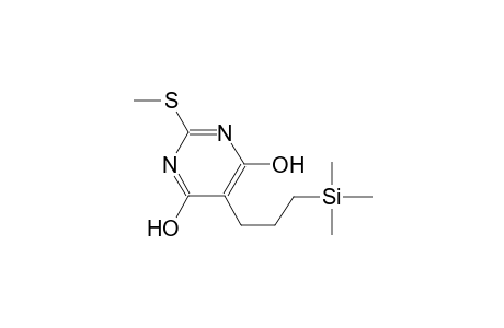 4,6-pyrimidinediol, 2-(methylthio)-5-[3-(trimethylsilyl)propyl]-