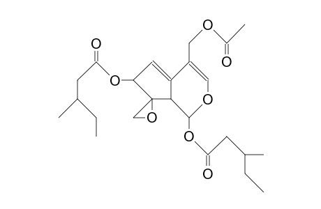 5,8-Di.beta.-methylvaleryl-10-acetyl-valepotriat