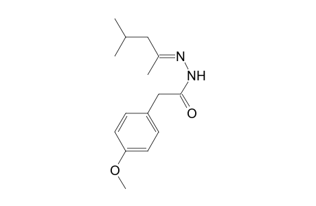 Acethydrazide, 2-(4-methoxyphenyl)-N2-(1,3-dimethyl-1-butenyl)-