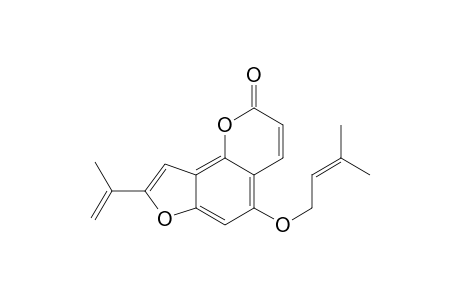 2H-Furo[2,3-h]-1-benzopyran-2-one, 5-[(3-methyl-2-butenyl)oxy]-8-(1-methylethenyl)-