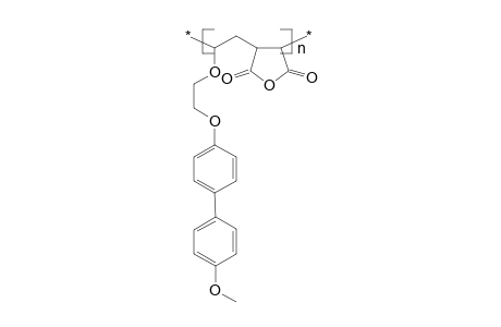 Poly[2-(4'-methoxy-4-biphenylyloxy)ethyl vinyl ether-alt-maleic anhydride]
