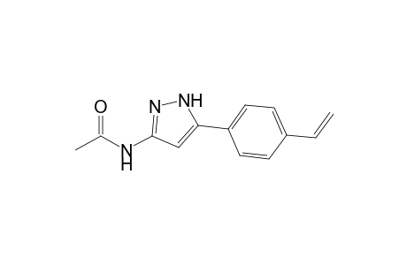 3-(Acetylamino)-5-(p-vinylphenyl)pyrazole