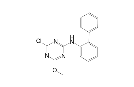 (4-chloro-6-methoxy-s-triazin-2-yl)-(2-phenylphenyl)amine