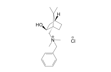 N-benzyl-1-((exo)-2-hydroxy-7,7-dimethylbicyclo[2.2.1]heptan-1-yl)-N,N-dimethylmethanaminium chloride