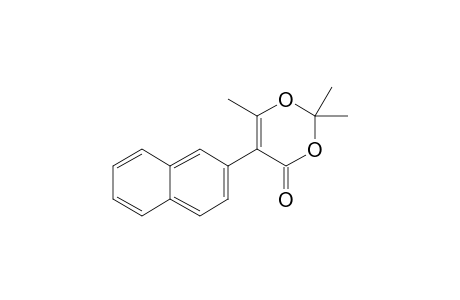 5-(Naphthalen-2-yl)-2,2,6-trimethyl-4H-1,3-dioxin-4-one