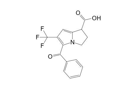 5-(Phenylcarbonyl)-6-(trifluoromethyl)-2,3-dihydro-1H-pyrrolizine-1-carboxylic acid