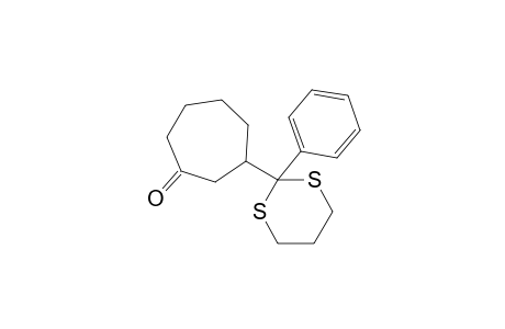 Cycloheptanone, 3-(2-phenyl-1,3-dithian-2-yl)-