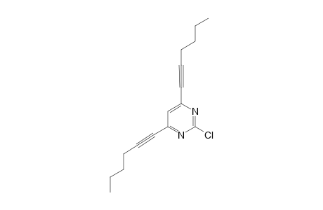 2-CHLORO-4,6-DI-(1-HEXYN-1-YL)-PYRIMIDINE