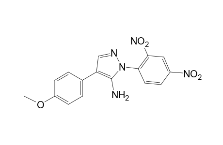 5-amino-1-(2,4-dinitrophenyl)-4-(p-methoxyphenyl)pyrazole