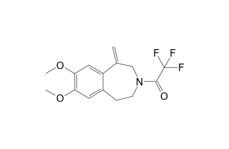 N-Trifluoroacetyl-7,8-dimethoxy-1-methylene-2,3,4,5-tetrahydro-1H-3-benzazepine