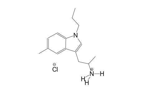 1H-indole-3-ethanaminium, alpha,5-dimethyl-1-propyl-, chloride