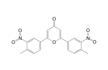 2,6-Bis(4-methyl-3-nitrophenyl)-4H-pyran-4-one