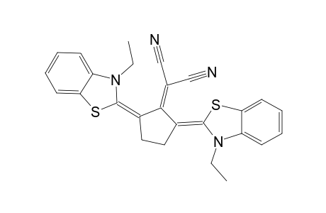 Propanedinitrile, 2-[2,5-bis(3-ethyl-2(3H)-benzothiazolylidene)cyclopentylidene]-