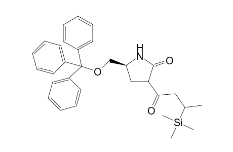 (5S)-1-[(3R/S)-3-Trimethylsilylbutanoyl]-5-(triphenylmethoxymethyl)pyrrolidin-2-one