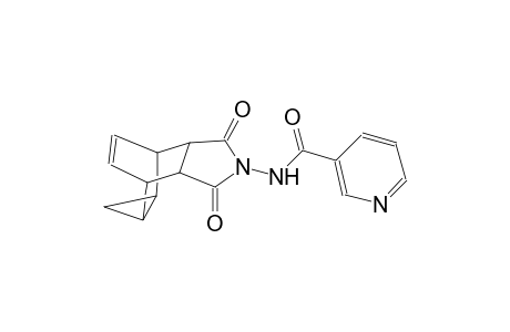 N-(3,5-dioxo-4-azatetracyclo[5.3.2.0~2,6~.0~8,10~]dodec-11-en-4-yl)nicotinamide