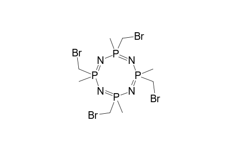 2,4,6,8-tetrakis(bromomethyl)-2,4,6,8-tetramethyl-1,3,5,7-tetraza-2$l^{5},4$l^{5},6$l^{5},8$l^{5}-tetraphosphacycloocta-1,3,5,7-tetraene