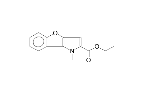 ETHYL 1-METHYLBENZOFURO[3,2-B]PYRROLE-2-CARBOXYLATE