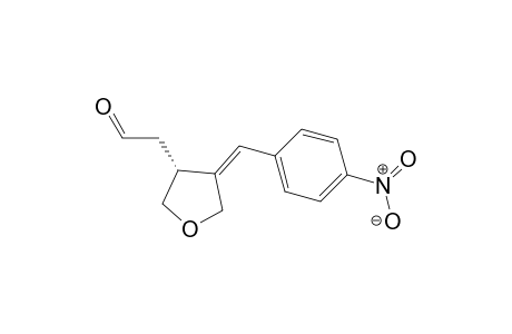 (R, Z)-2-(4-(4-Nitrobenzylidene)tetrahydrofuran-3-yl)acetaldehyde