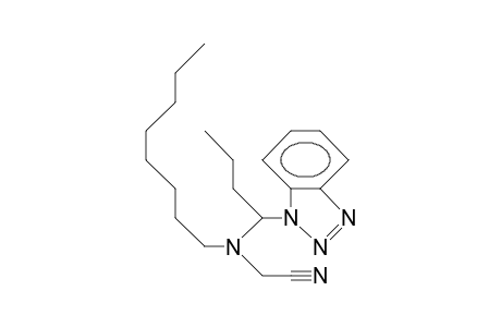 N-(1-<1-Benzotriazolyl>-butyl)-N-octyl-amino-acetonitrile