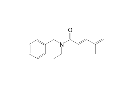 N-Ethyl-N-(4-methylpenta-2,4-dienoyl)benzylamine