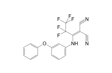 2-[2,2,3,3,3-Pentafluoro-1-(3-phenoxy-phenylamino)-propylidene]-malononitrile