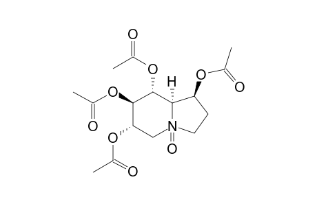 (1S,6S,7R,8R,8aR)-octahydroindolizine-1,6,7,8-tetrayl tetraacetate N-oxide