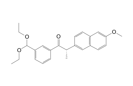 (S)-1-(3-(diethoxymethyl)phenyl)-2-(6-methoxynaphthalen-2-yl)propan-1-one