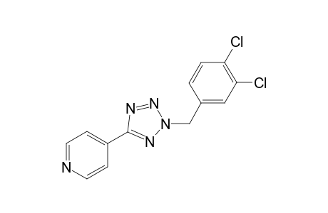 4-{2-[(3,4-dichlorophenyl)methyl]-2H-1,2,3,4-tetrazol-5-yl}pyridine