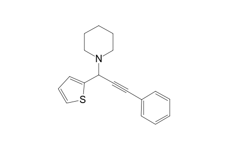 1-(3-phenyl-1-(thiophen-2-yl)prop-2-yn-1-yl)piperidine